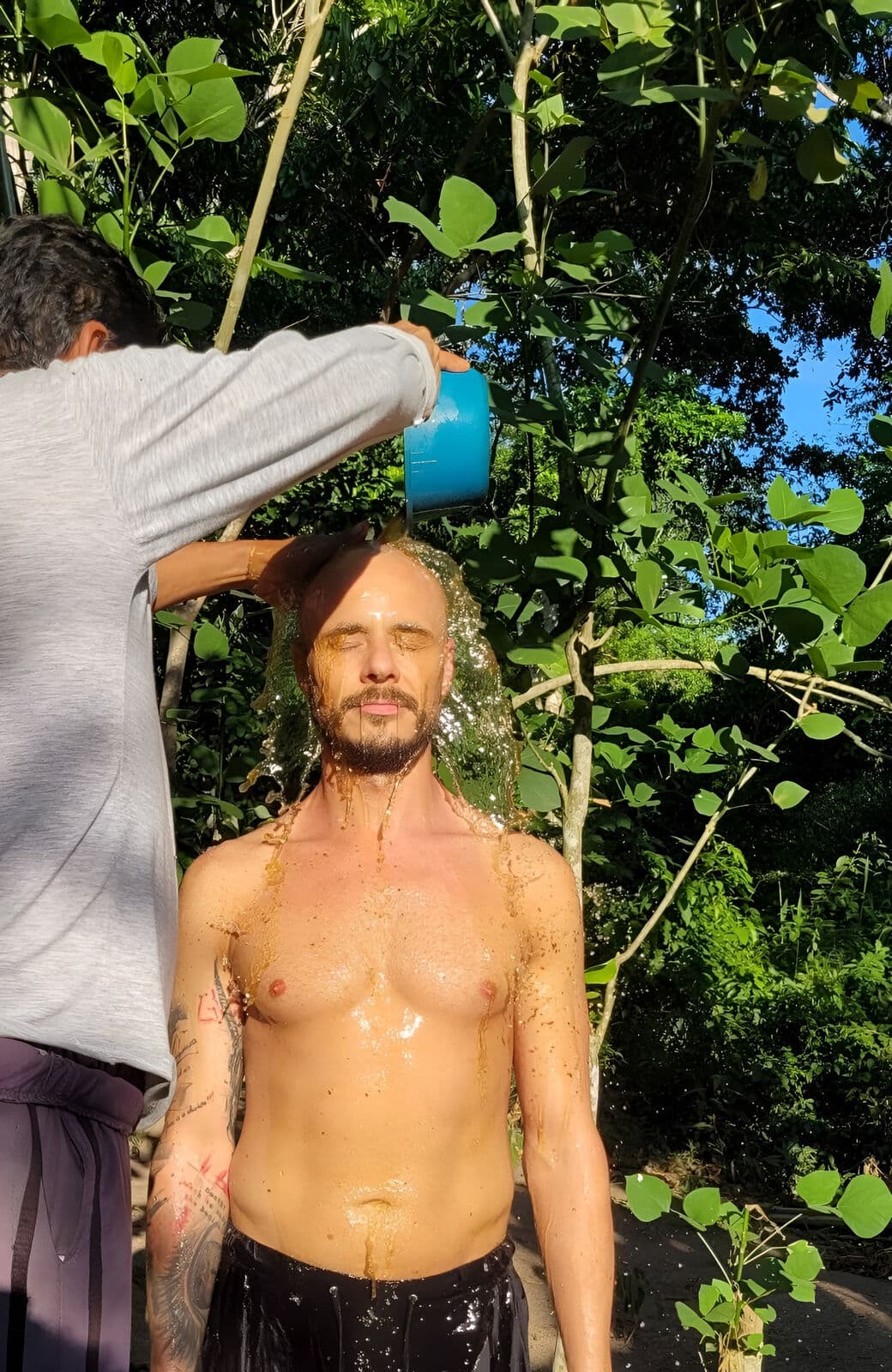 Medicinal plant bath