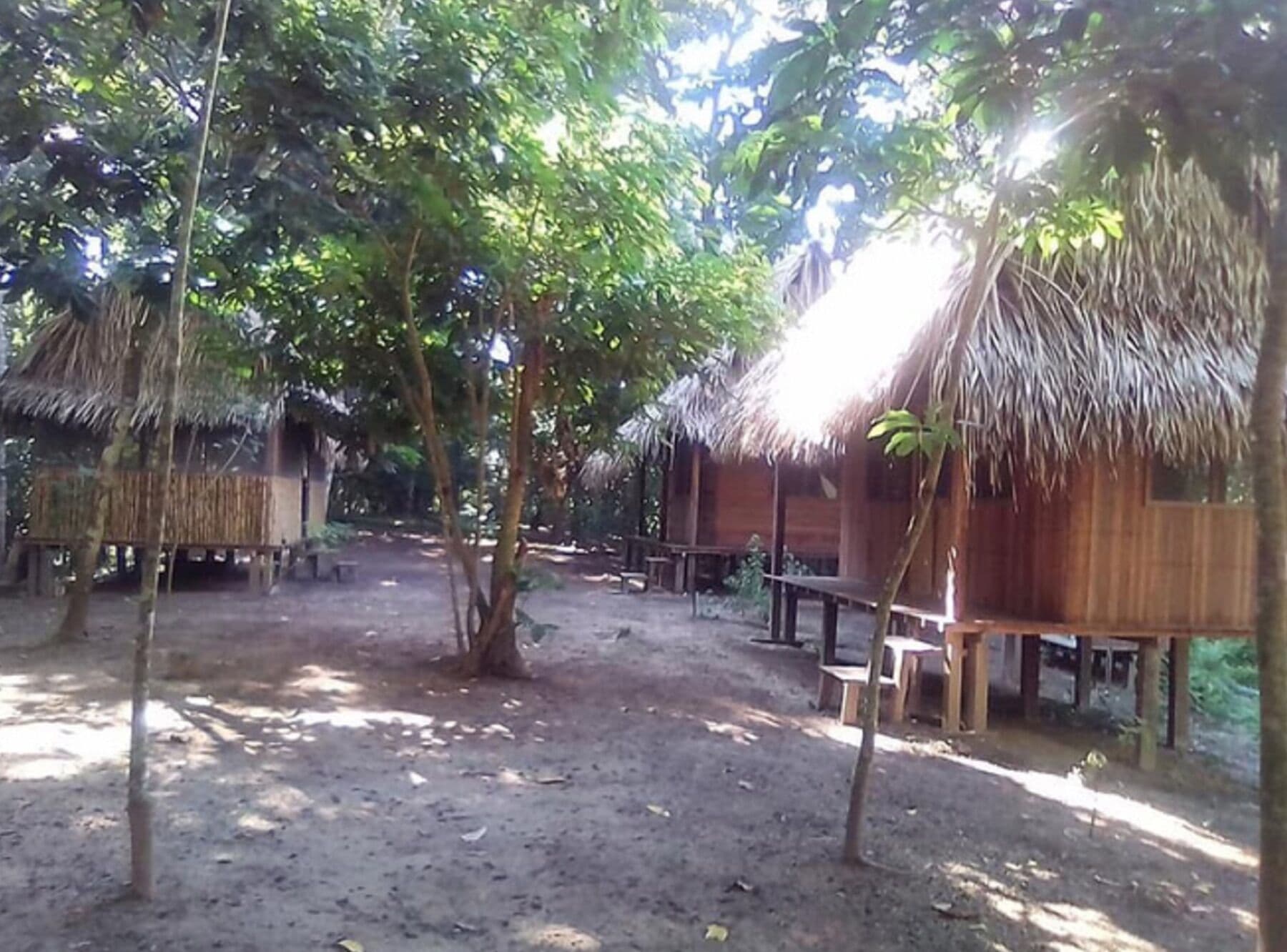 Courtyard between the tambos